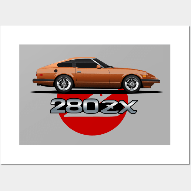 280ZX Wall Art by AutomotiveArt